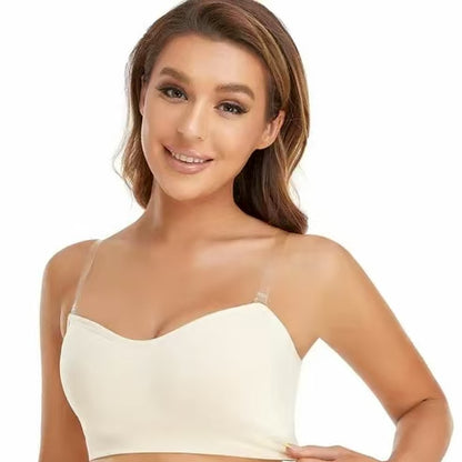 Non-Slip Seamless Wireless Strapless Bra