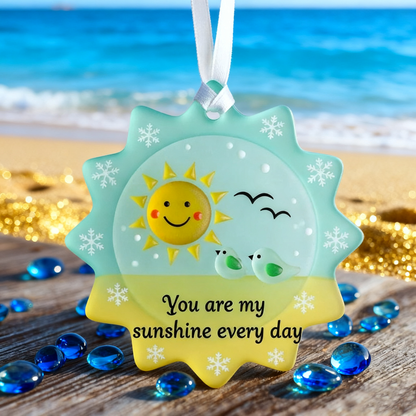Colorful Shaped Sea Glass Friendship Decor