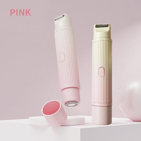 2 in 1 Women Electric Shaver Dual Head Bikini Trimmer for Women
