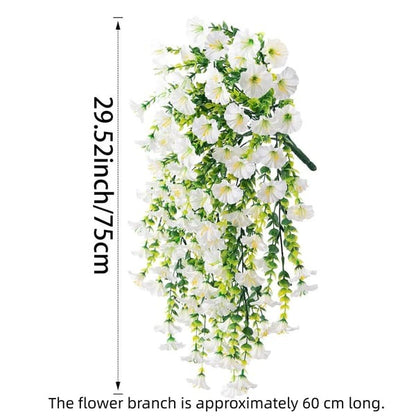 UV Resistant Hanging Morning Glory for Fall Decor