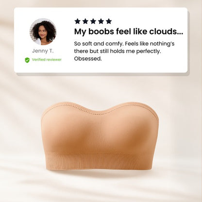 Non-Slip Seamless Wireless Strapless Bra