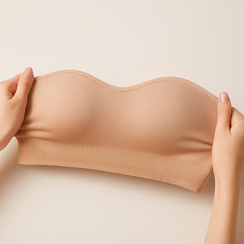 Non-Slip Seamless Wireless Strapless Bra