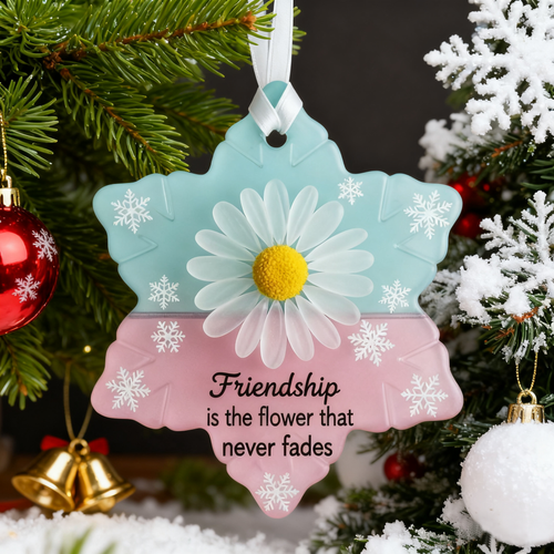 Shaped Sea Glass Friendship Decor