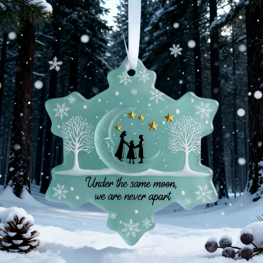 Snowflake Shaped Sea Glass Friendship Decor