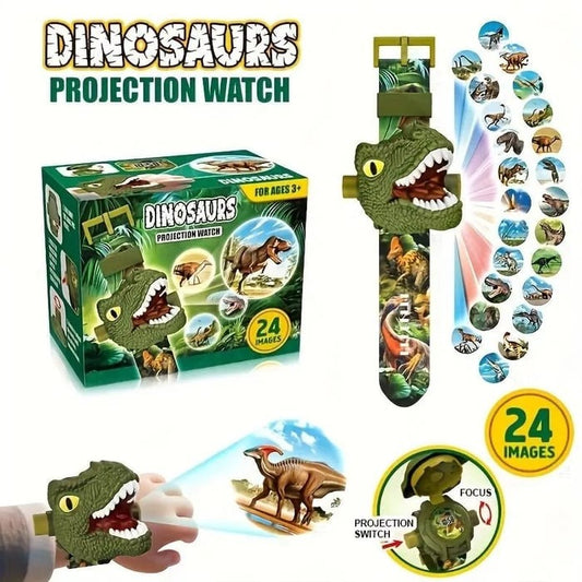 Dinosaur Projector Watch for Kids - 24 Dino Images Interactive