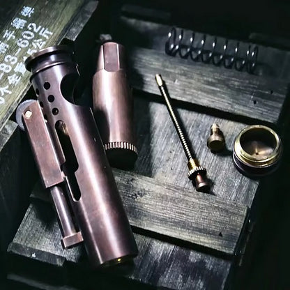 Handmade brass lighters from real bullet casings