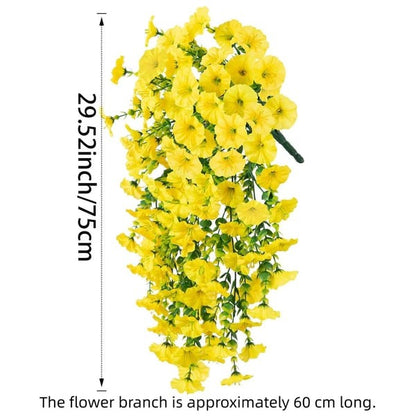UV Resistant Hanging Morning Glory for Fall Decor