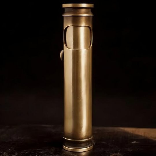 Handmade brass lighters from real bullet casings