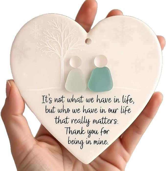 Timeless Friendship Ceramic Heart Keepsake