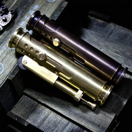 Handmade brass lighters from real bullet casings