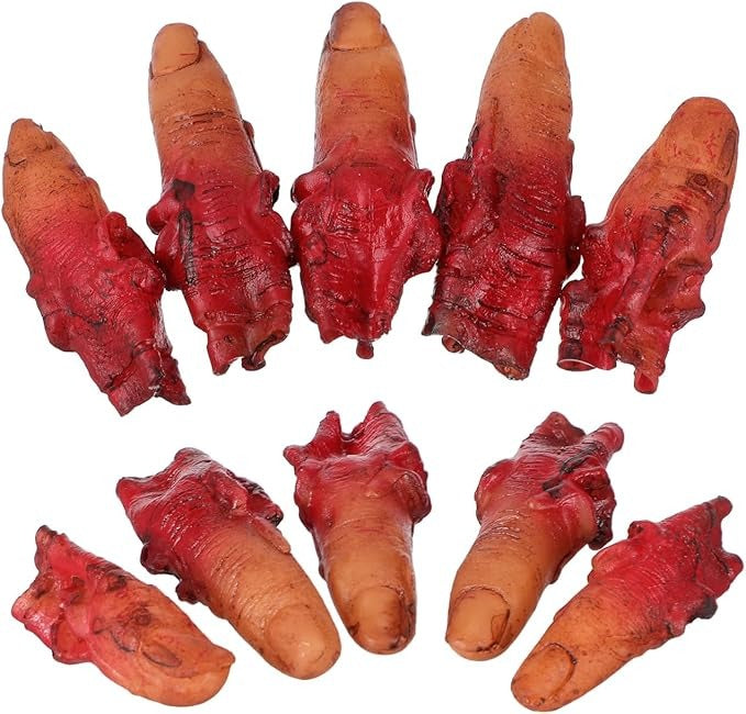Prop Severed Finger- 5pcs