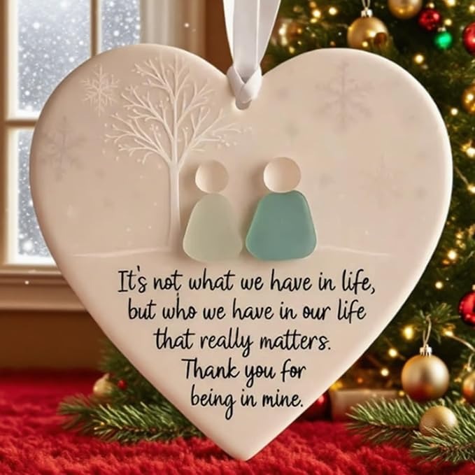 Timeless Friendship Ceramic Heart Keepsake