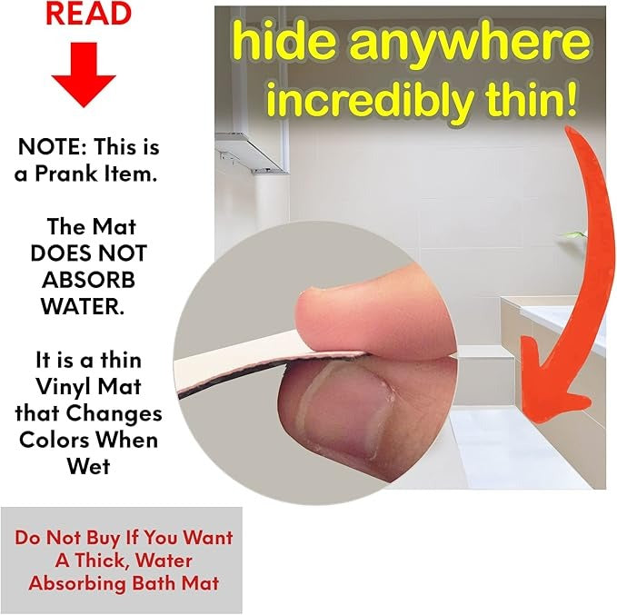 Bloody Bath Mat, Great Novelty Prank Gift