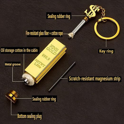 Gold bar lighter