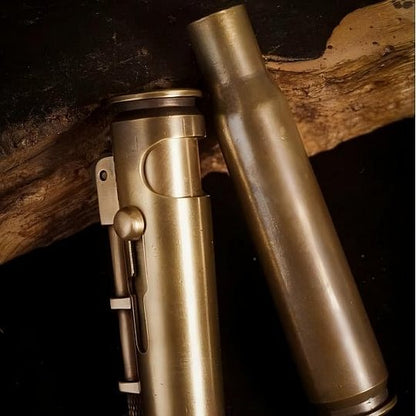 Handmade brass lighters from real bullet casings