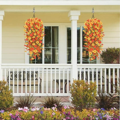 UV Resistant Hanging Morning Glory for Fall Decor
