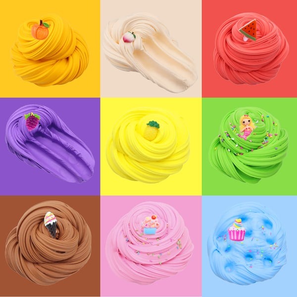 Super Clay Slime DIY Soft & Squishy Clay Scented Slime Sensory Clay