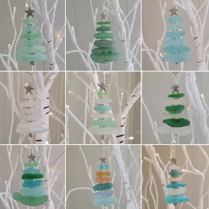 Sea Glass Tree Ornament