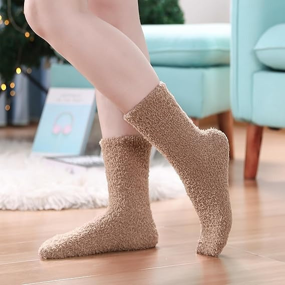 Fluffy Cozy Socks-5pcs