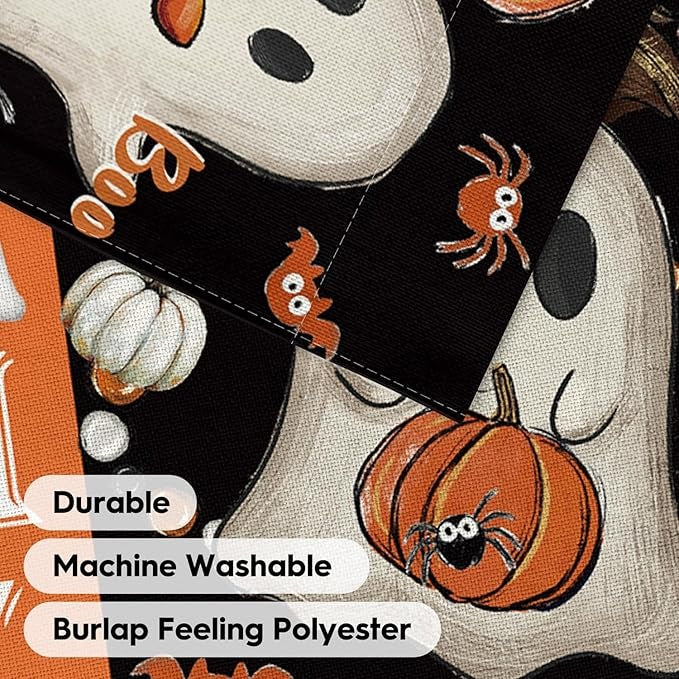 Colorlife Halloween Garden Flag 12x18 Inch Double Sided Outside