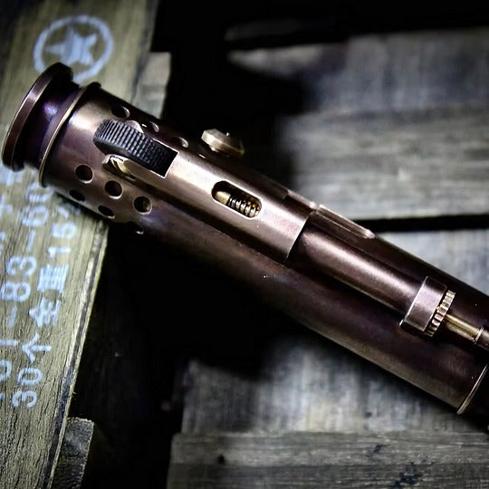 Handmade brass lighters from real bullet casings