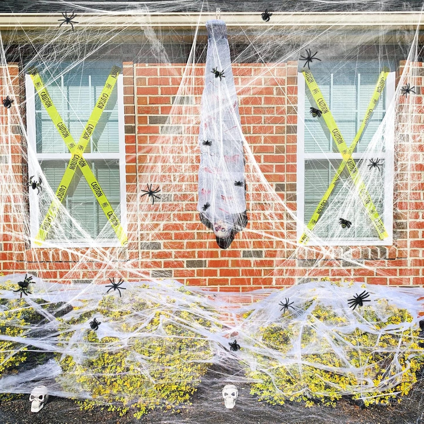 Halloween Spider Webs Decorations -2pcs