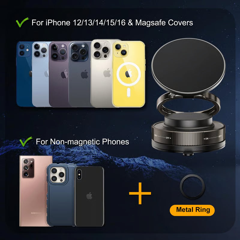 ✨360° Adjustable Vacuum Magnetic Phone Holder💥2025 Upgraded high-grade material🔥