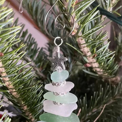 Sea Glass Tree Ornament