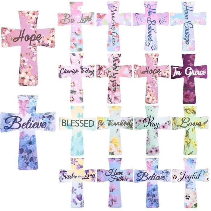 16 Pcs Magnetic Cross Bookmarks Gifts for Bible Study