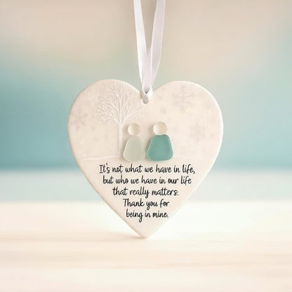 Timeless Friendship Ceramic Heart Keepsake
