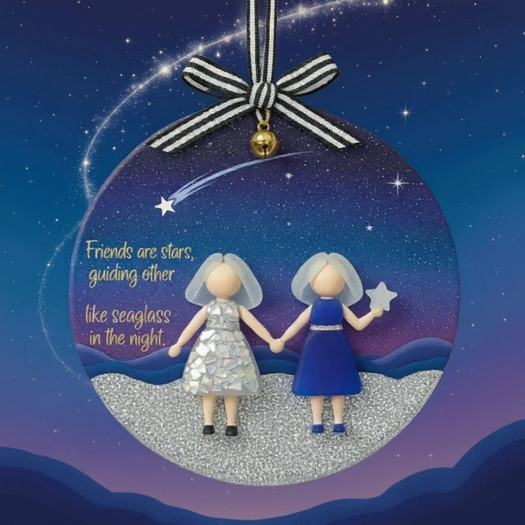 Christmas Tree Decor for Best Friends, Timeless Friendship Christmas