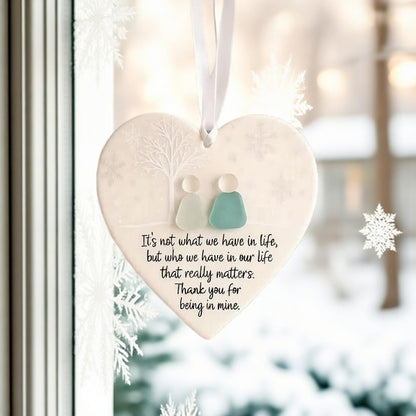 Timeless Friendship Ceramic Heart Keepsake