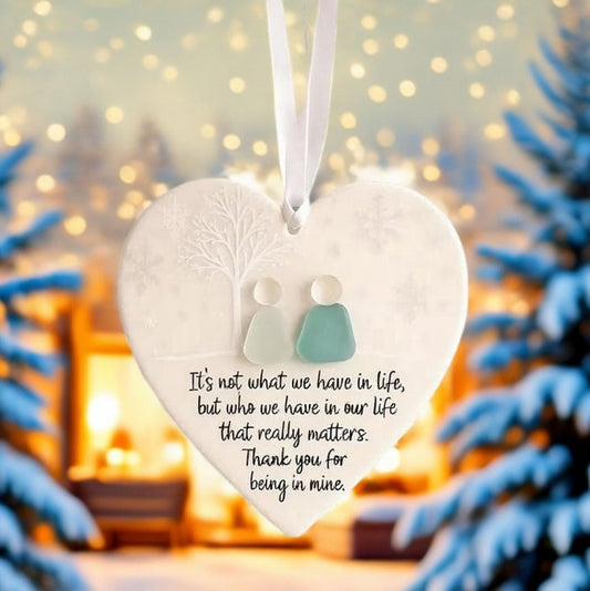 Timeless Friendship Ceramic Heart Keepsake