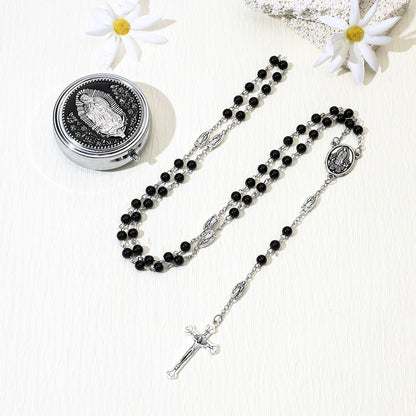 Our Lady of Guadalupe Rosary Necklace