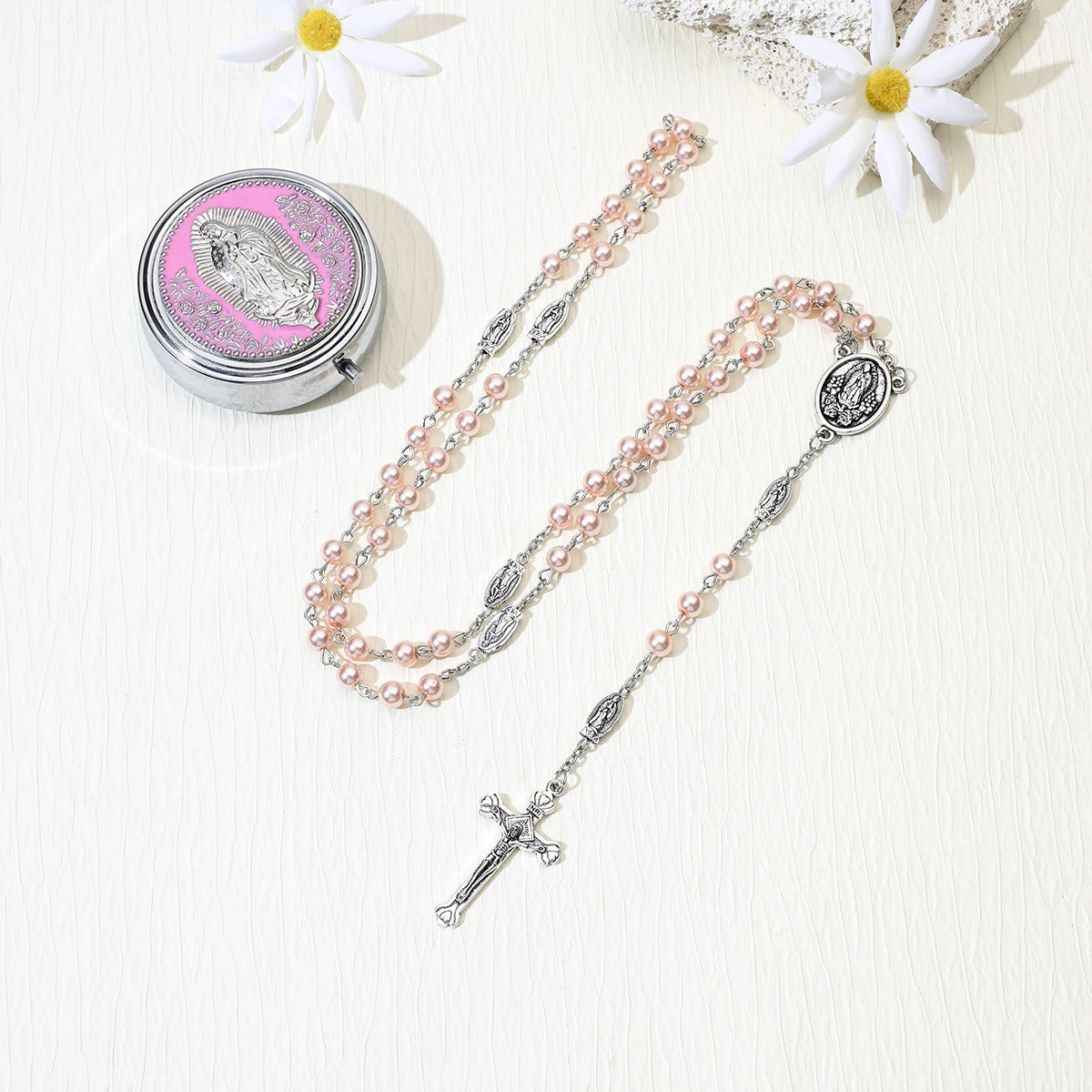 Our Lady of Guadalupe Rosary Necklace