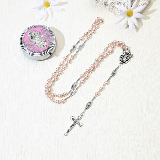 Our Lady of Guadalupe Rosary Necklace