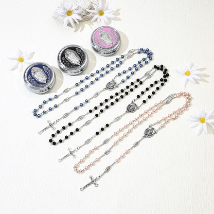 Our Lady of Guadalupe Rosary Necklace