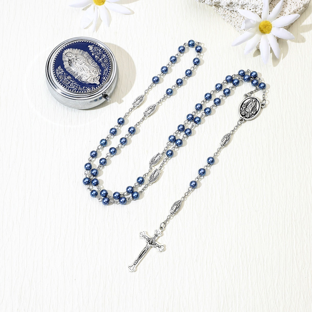 Our Lady of Guadalupe Rosary Necklace
