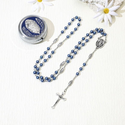 Our Lady of Guadalupe Rosary Necklace