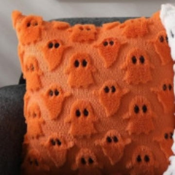 Halloween Ghost White Throw Pillow Cover Set of 2