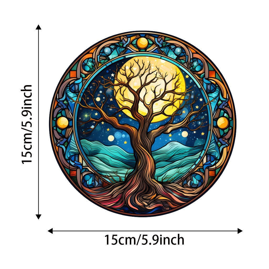Vibrant Tree Of Life Suncatcher