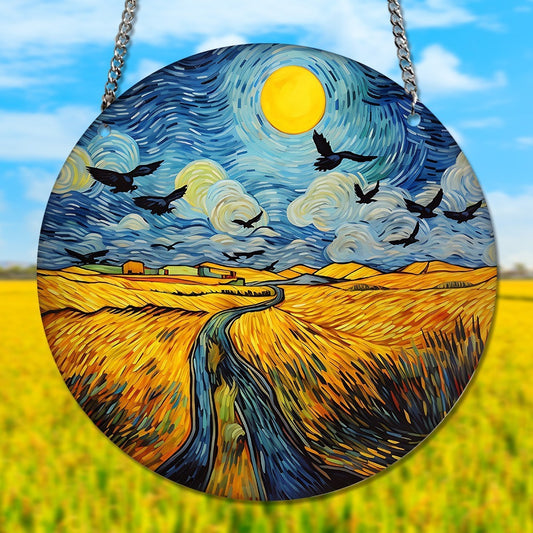 Christmas Wheat field Ornament, Van Gogh Ornament