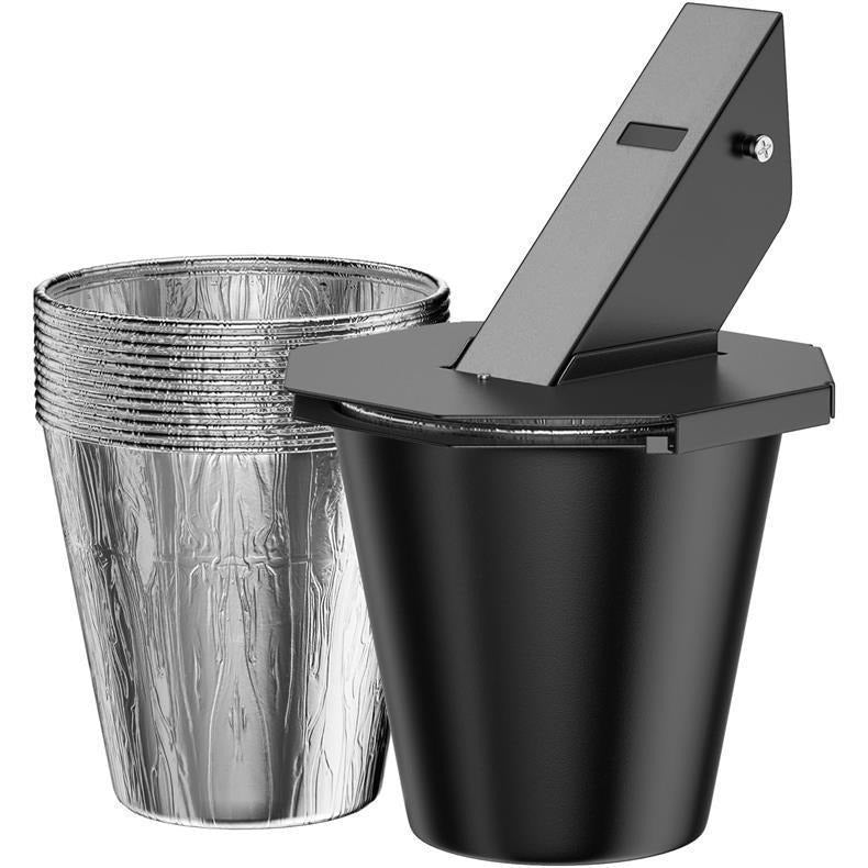 Grease Bucket with Lid & Silicone Liner
