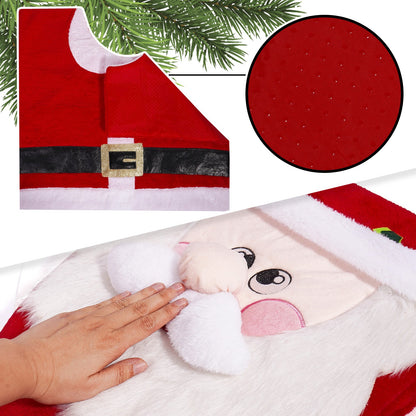 5 Pieces Christmas Theme Bathroom Decoration Set