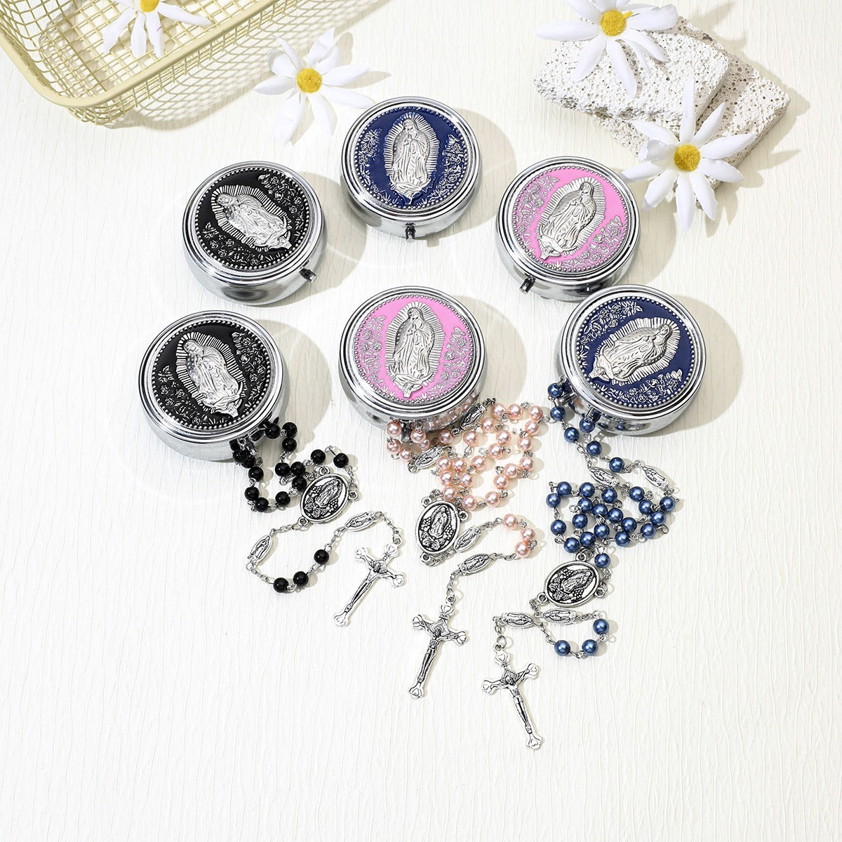 Our Lady of Guadalupe Rosary Necklace