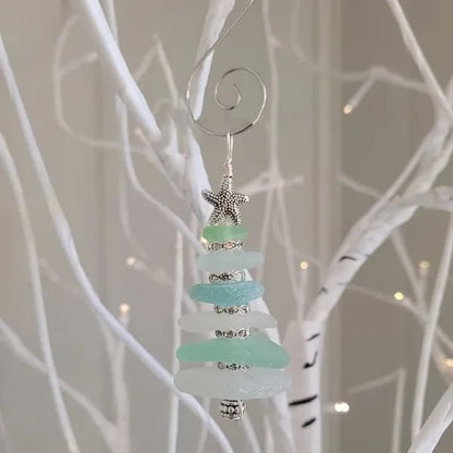 Sea Glass Tree Ornament