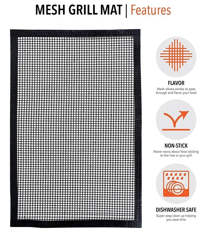Non-Stick Mesh Grill Mat-5pcs