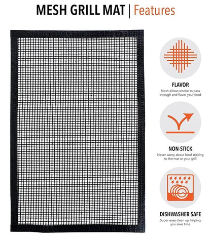 Non-Stick Mesh Grill Mat-5pcs