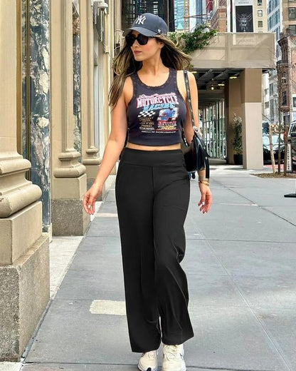 Loose High-Waist Business Casual Pants Yoga Pants