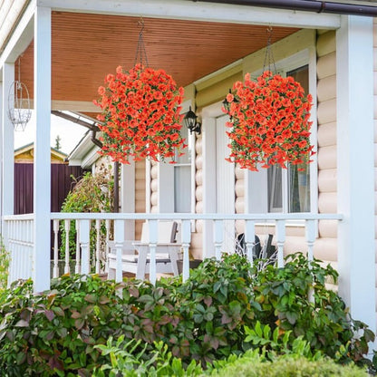 UV Resistant Hanging Morning Glory for Fall Decor